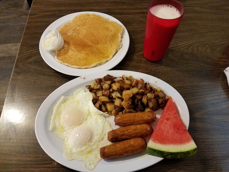 A Roadside Breakfast Stop on Highway 87 A Roadside Breakfast Stop on Highway 87
