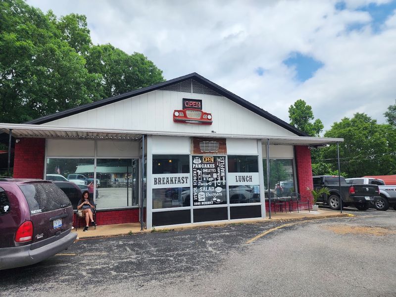 A Roadside Diner With Filling-Station Flair