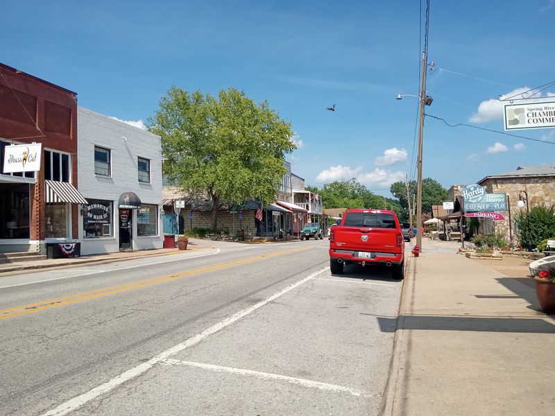 A Roadside Stop On A Two-Lane Ozark Highway