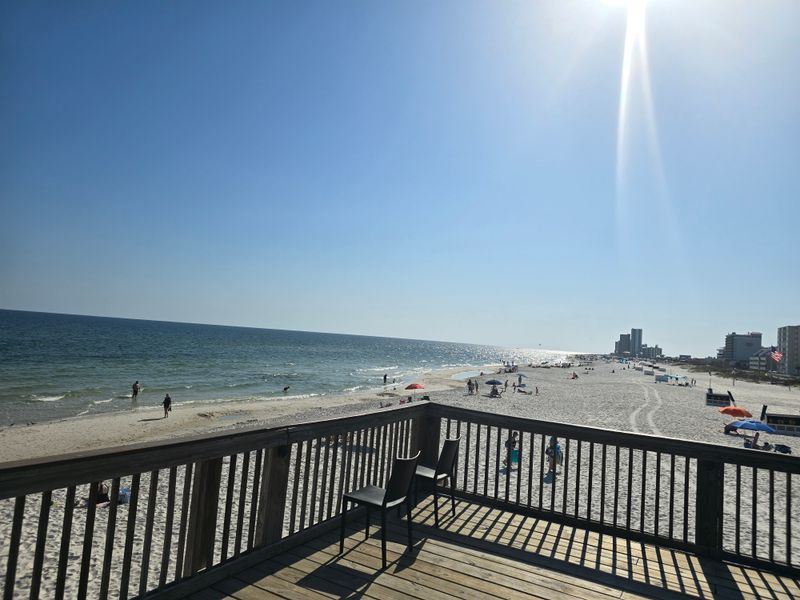 A View Of The Shoreline That Makes Lunch Feel Like A Break In Time