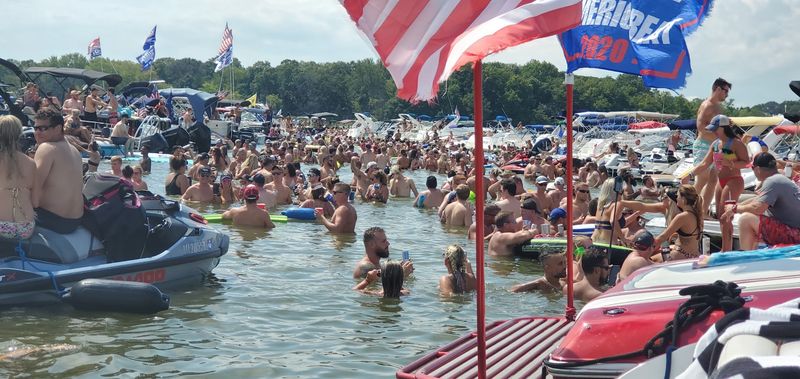 A Sandbar Tucked Into the Chain O'Lakes A Sandbar Tucked Into the Chain O'Lakes