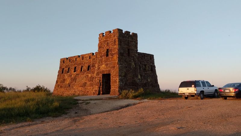 A Sandstone Castle On A Kansas Bluff