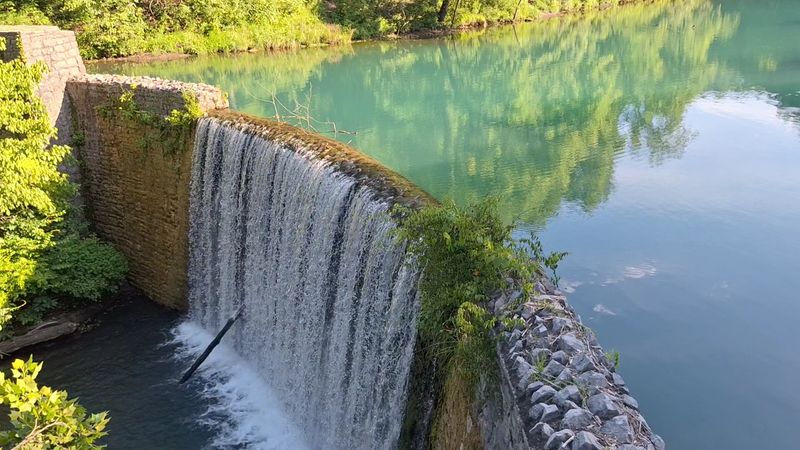 The Two Tiered Waterfall That Makes This Arkansas Lake Unique