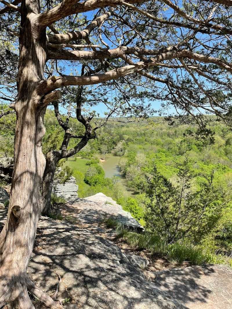 A Scenic Pause Between Sky And Stone