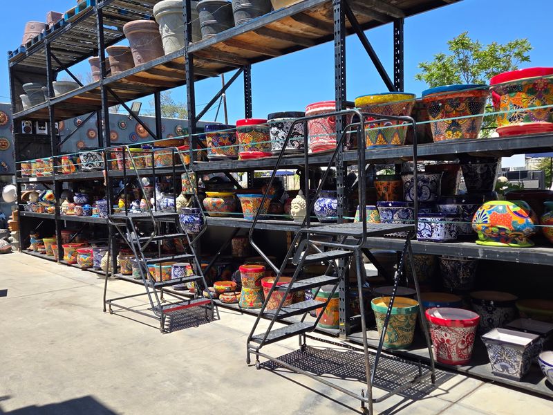 A Sea Of Planters Waiting To Be Adopted