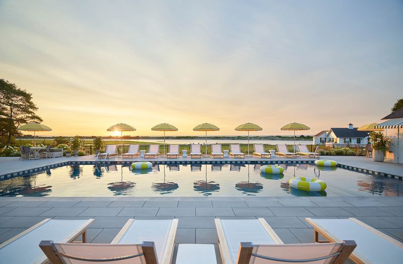 A Seasonal Pool With Ocean Views A Seasonal Pool With Ocean Views