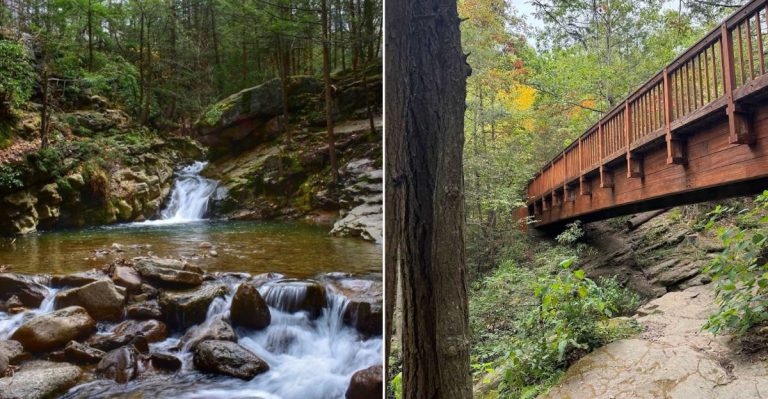 A Short Walk In Northeast Pennsylvania Leads To An Unusual Glacial Swimming Hole With Natural Pools
