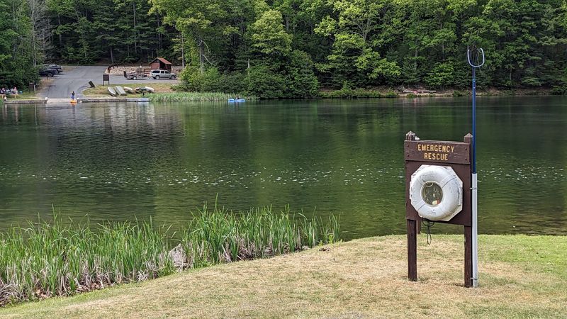 A Snack Bar And Playground By The Water