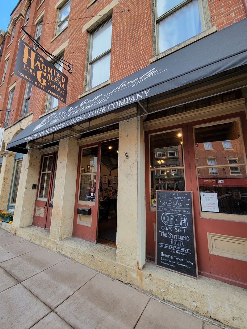 A Spooky Storefront On Galena's Main Street