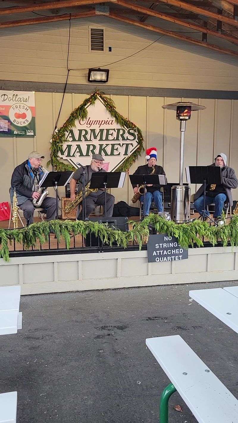 A Stage Where Local Musicians Set The Mood A Stage Where Local Musicians Set The Mood