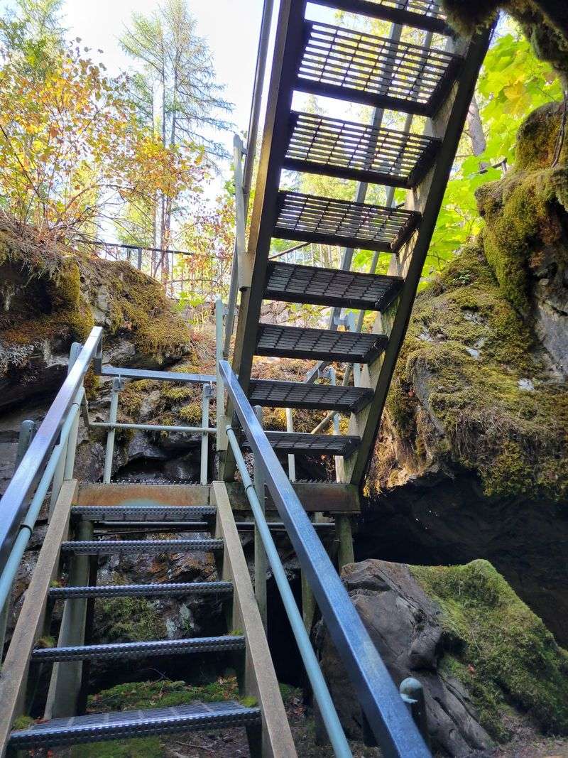 A Steep Little Climb to the Entrance