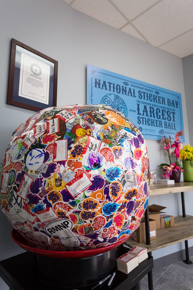 A Sticker Ball With A Real Name