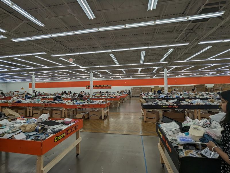 Amazon Returns and Target Clearance Fill the Bins