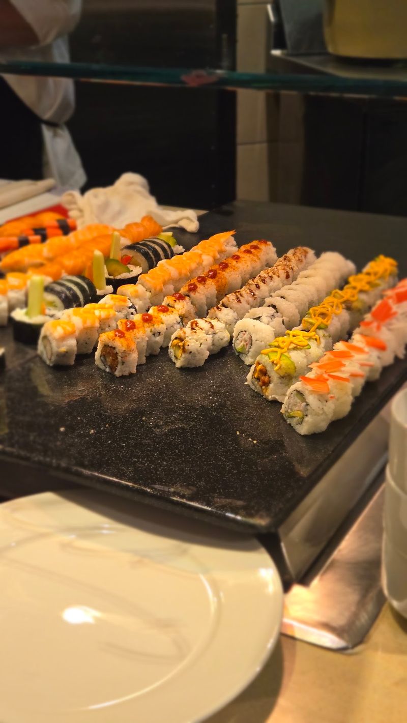 A Sushi And Seafood Spread Worth Circling