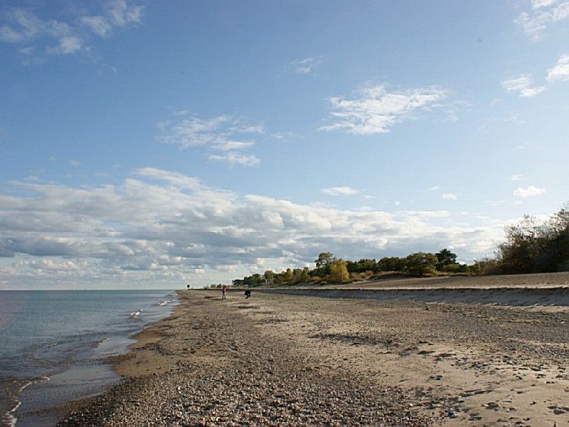A Sweep Of Shoreline From Waukegan To The State Line