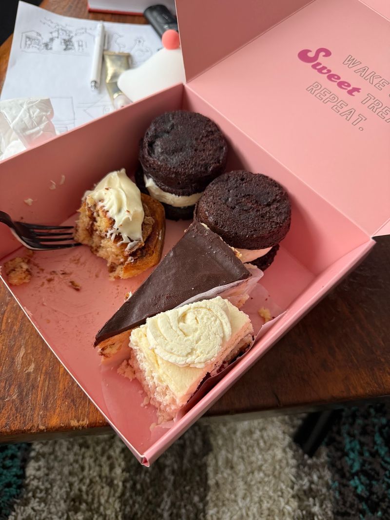 A Sweet Case Full Of Desserts And Whoopie Pies