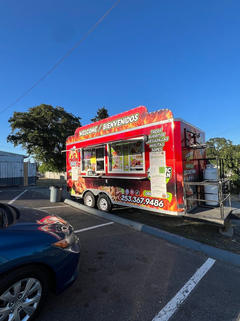 A Taco Truck Along Pacific Avenue South A Taco Truck Along Pacific Avenue South