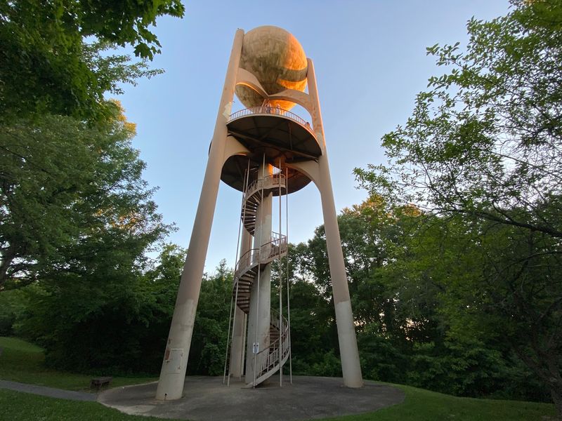 A Tower Above The Autumn Canopy