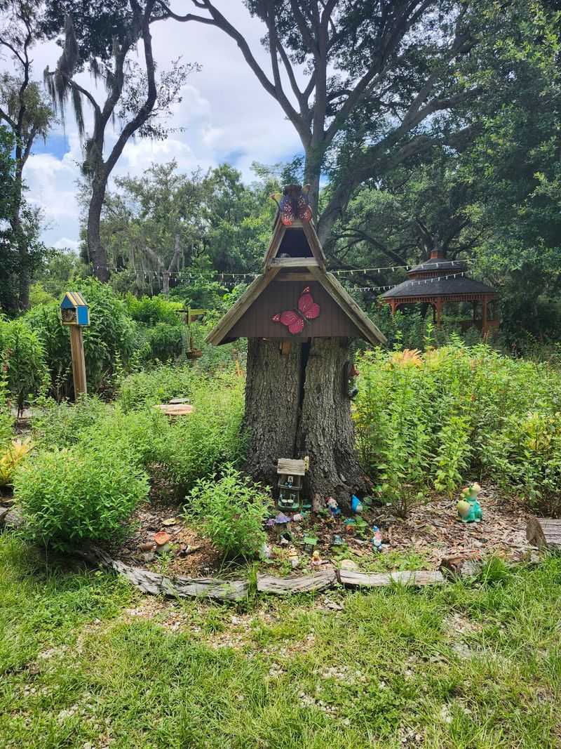 A Trail Lined With Playful Gnomes