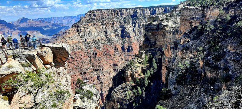A Village Sitting Right On The Canyon Rim