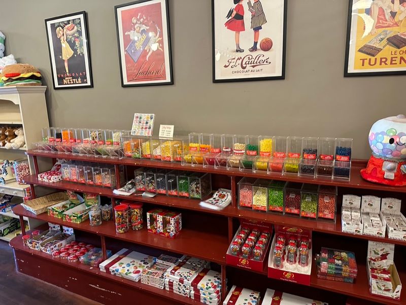 A Wall Of Jelly Beans And Nostalgic Candy
