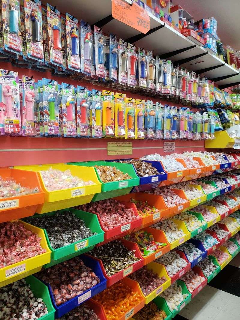 A Wall Of Retro And Old-School Candy