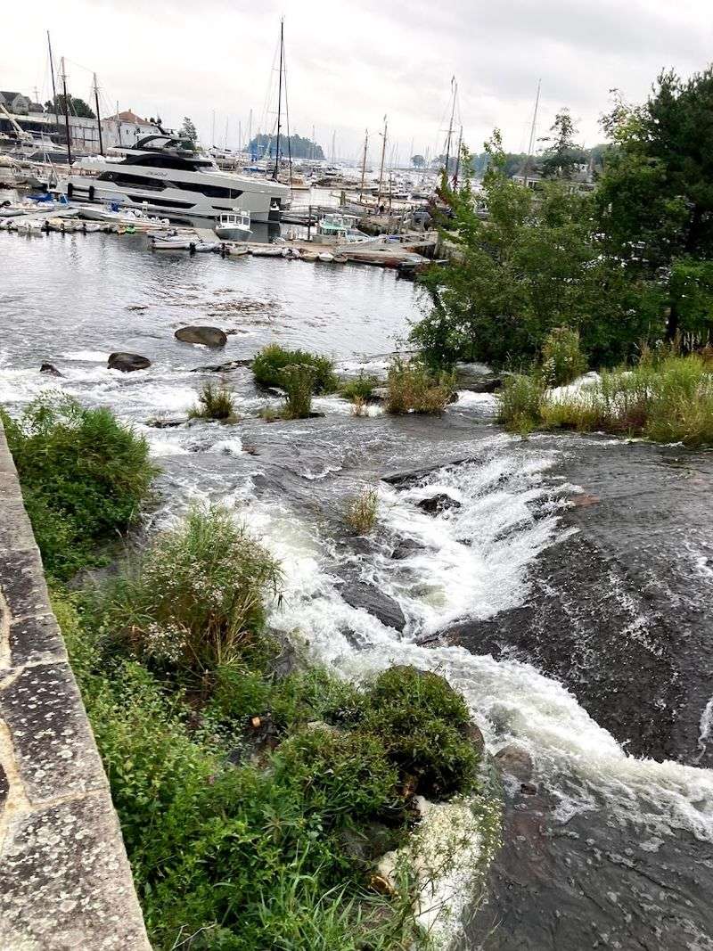 The Water Flows Directly Into Camden Harbor