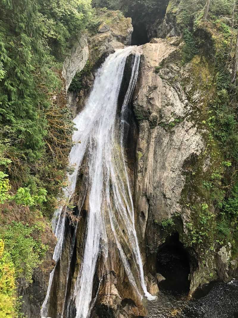 A Waterfall Walk Sitting Just Off I-90