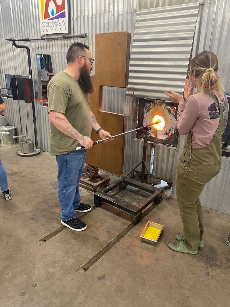 A West-Side Tucson Studio Built Around Fire and Glass A West-Side Tucson Studio Built Around Fire and Glass