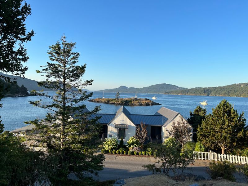 A White Church By The Water Steals The Scene