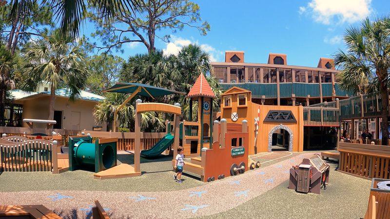 The Splash Pad Tucked Right Inside The Playground