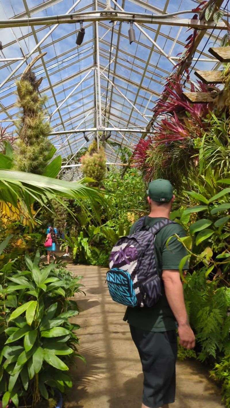 The Conservatory Itself Is A Tropical Greenhouse Dream