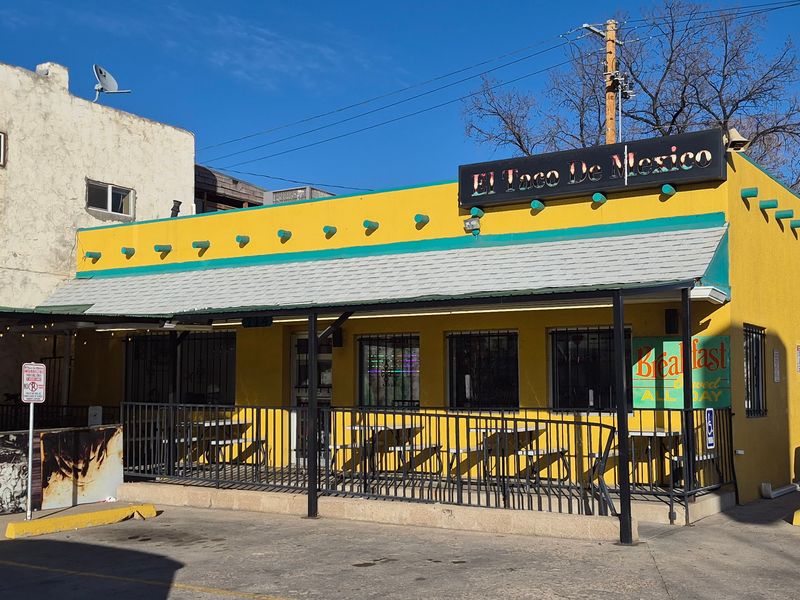 A Yellow Storefront On Santa Fe Drive A Yellow Storefront On Santa Fe Drive