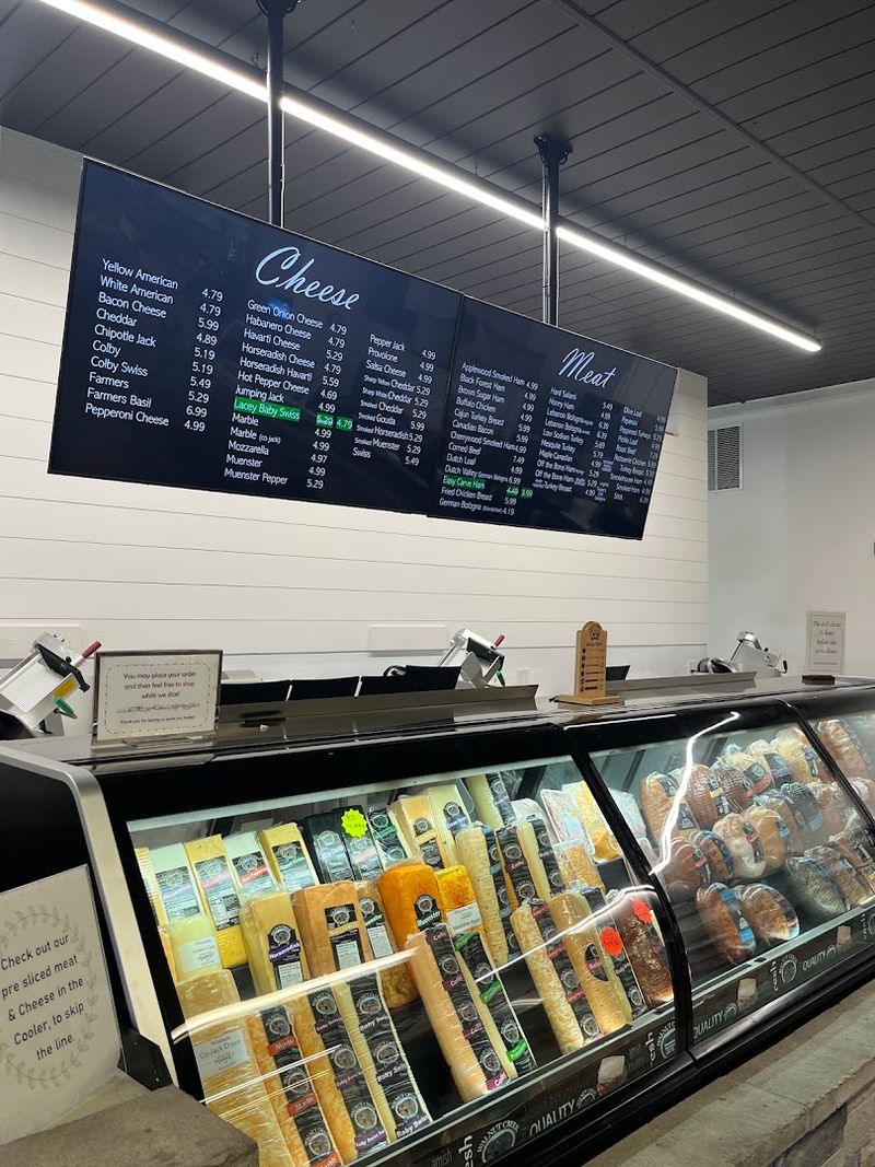 A deli counter that gives the market its lunch-stop reputation A deli counter that gives the market its lunch-stop reputation