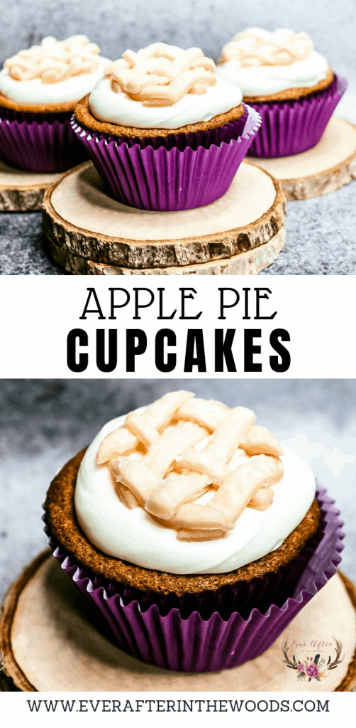 Cute Cinnamon Apple Pie Cupcakes Ever After in the Woods