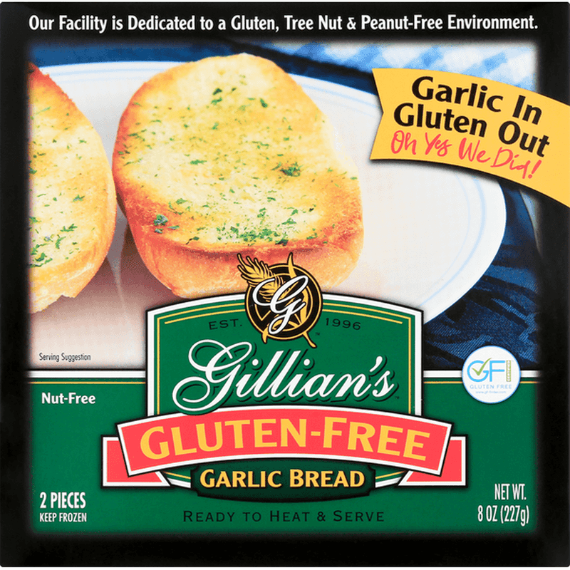 AVOID: Gillian's Gluten-Free Garlic Bread