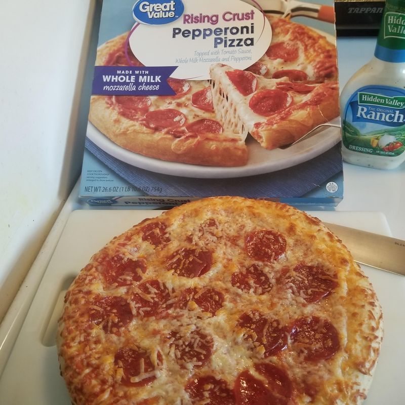 AVOID: Great Value Rising Crust Pepperoni Pizza