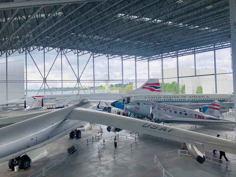 Air Force One And Concorde In The Aviation Pavilion