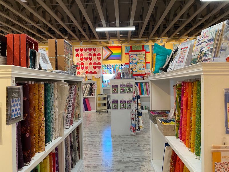Aisles of Cotton, Bundles, and Wide Backings