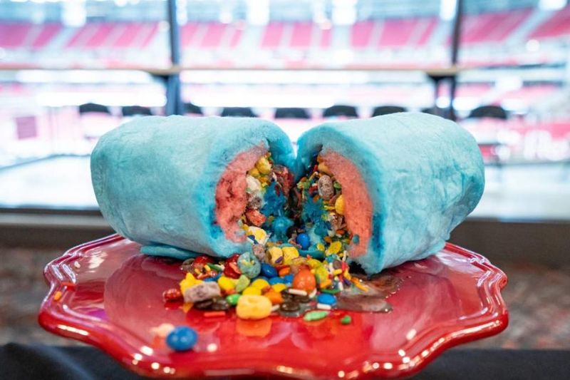 Cotton Candy Burrito
