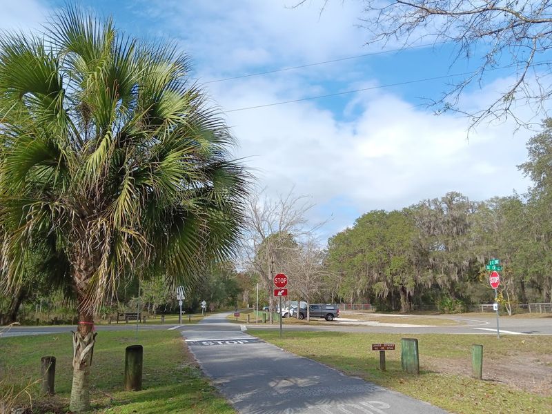 The Trail Is Open To Cyclists, Hikers, And Horseback Riders