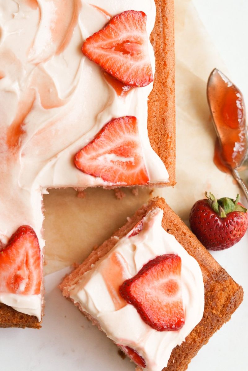 Strawberry Sheet Cake