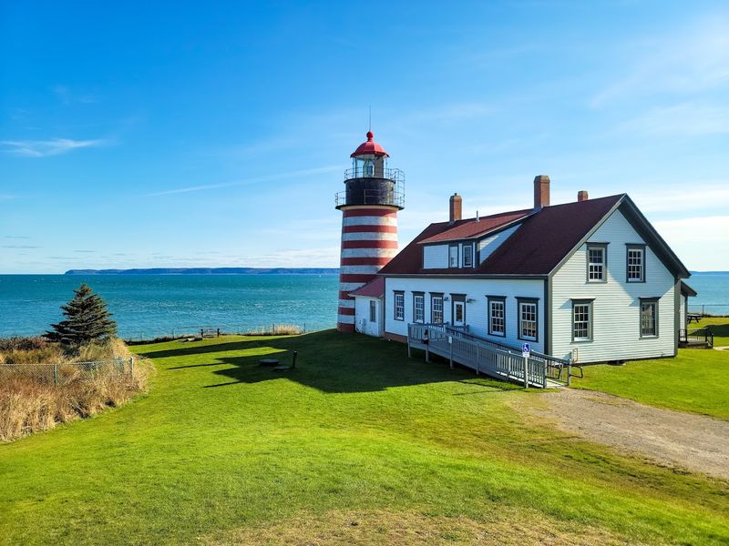 Quoddy Head State Park's Candy-Striped Lighthouse