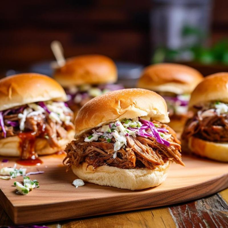 Patriotic Pulled Pork Sliders