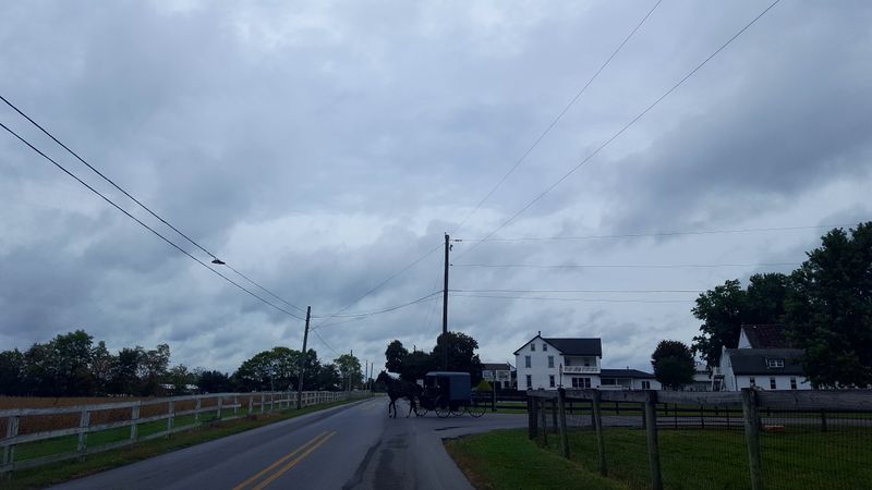 Snow Along Amish Farmland Scenic Byway