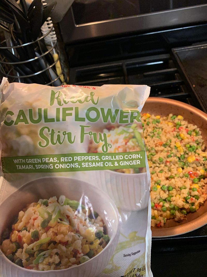 Trader Joe's Riced Cauliflower Stir Fry: Low-Carb Letdown