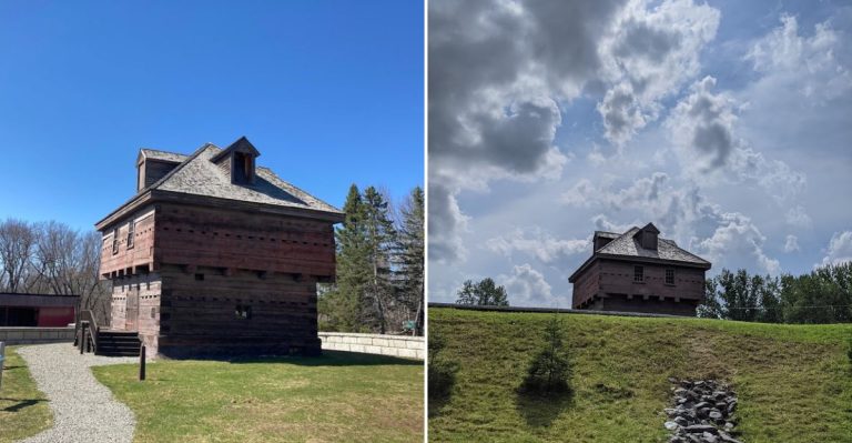 An 1800s Cedar Log Fort Still Guards Maine’s Northern Border