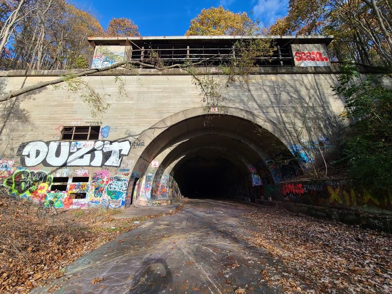 Two Tunnels Are The Real Stars Of The Abandoned Road