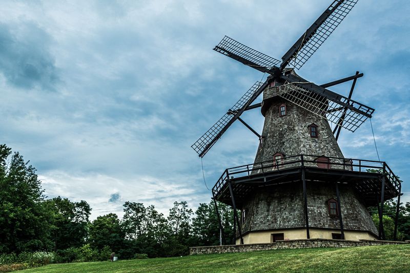 An Authentic Dutch Windmill Imported From the Netherlands