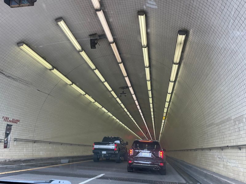 Driving Under The Mobile River On I-10 